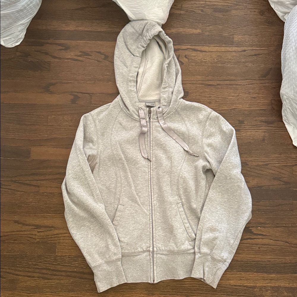 Champion Kids Light Gray Zip Hoodie Jacket